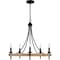 Quoizel Catania Chandelier 5 Lights Matte Black CNI5026MBK - alternate 6